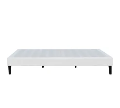King Of Dreams Sommier 180x200 cm - tapissier - housse lavable blanc - pieds 20 cm - 2 x 13 lattes - opale - montage rapide facile -