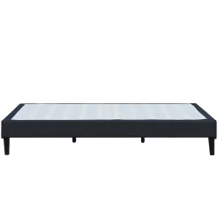 King Of Dreams Sommier 90x190 cm dehoussable noir - pieds 20 cm - 13 lattes - soutien ferme - confort optimal - usage quotidien Clearance
