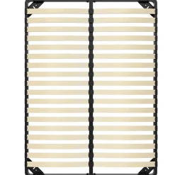 Teeno Sommier 140x190 cm, 2x18 lattes, lit avec sommier à lattes, sans pieds Hot