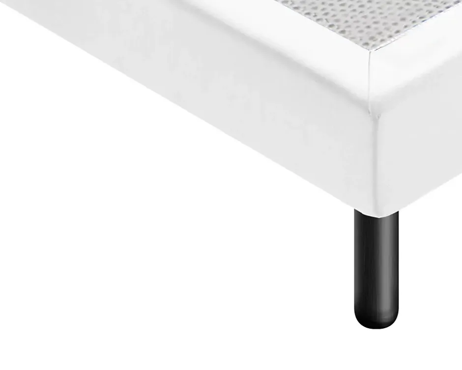 Materassiedoghe Sommier 160x200 Tapissier Déco Couleur Blanc Resistant Jusqu'à 120 Kg Par Personne Sale