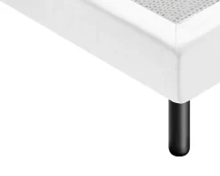 Materassiedoghe Sommier 180x200 Tapissier Déco Couleur Blanc Resistant Jusqu'à 120 Kg Par Personne