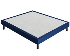 Materassiedoghe Sommier 160x200 Tapissier Déco Couleur Bleu Resistant Jusqu'à 120 Kg Par Personne