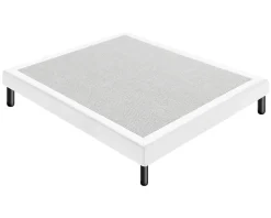 Materassiedoghe Sommier 120x200 Tapissier Déco Couleur Blanc Resistant Jusqu'à 120 Kg Par Personne