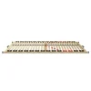 Meublorama Sommier ZITTARO 28 lattes 70x200 cm Finition chene et noir Confort et robustesse Clearance