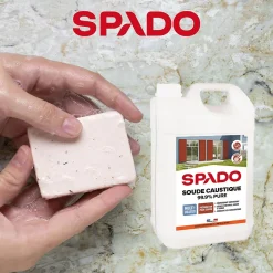 Spado Soude caustique formule pure 99,9% 4kg Online