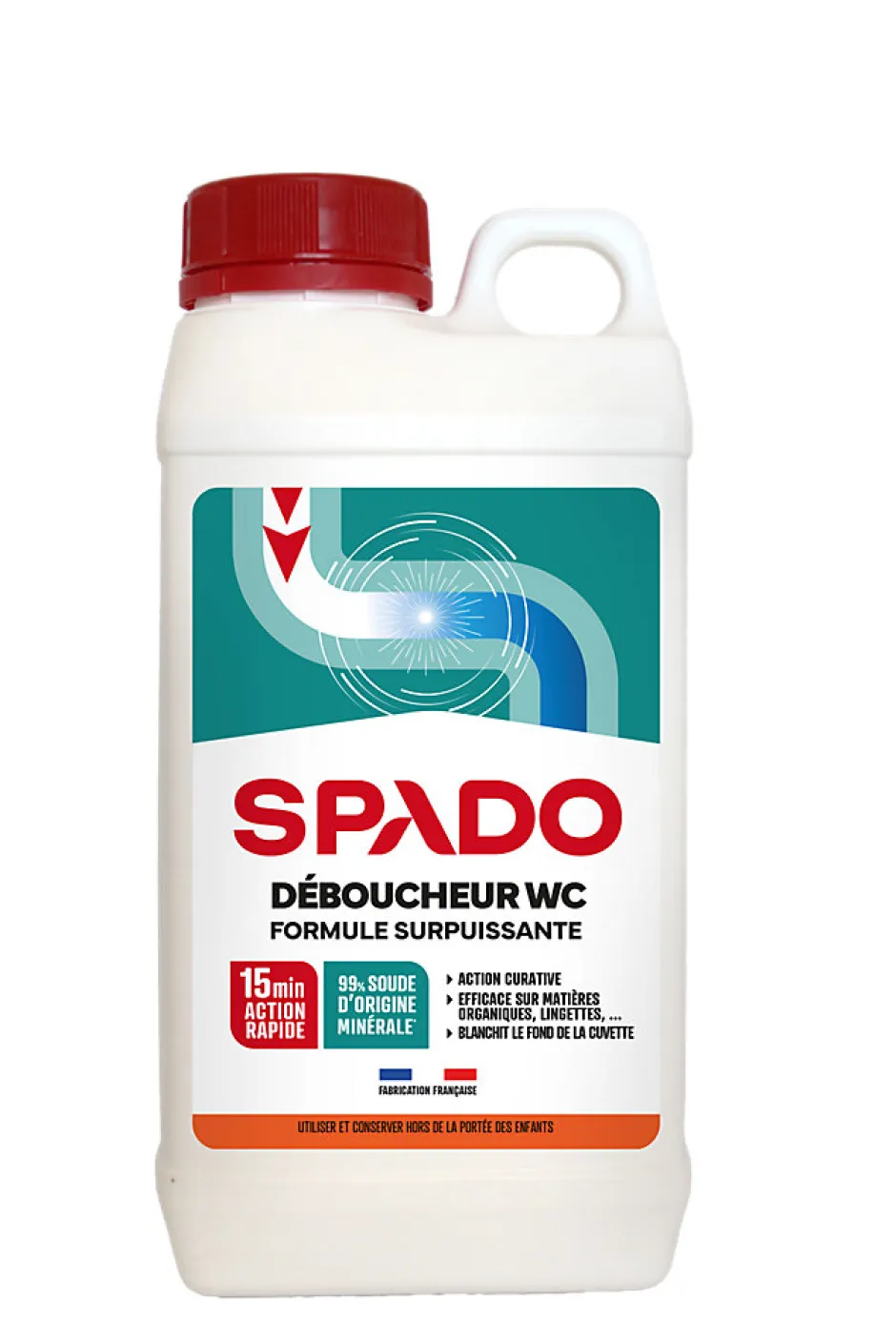Spado déboucheur WC microbilles 1kg