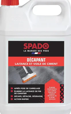Le Plus De L'Entretien SPADO PRO DECAPANT VOILE DE CIMENT - 5L