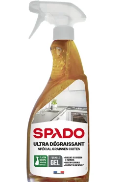Boldair Spray gel nettoyant ultra dégraissant spécial graisses cuites Spado 750ml