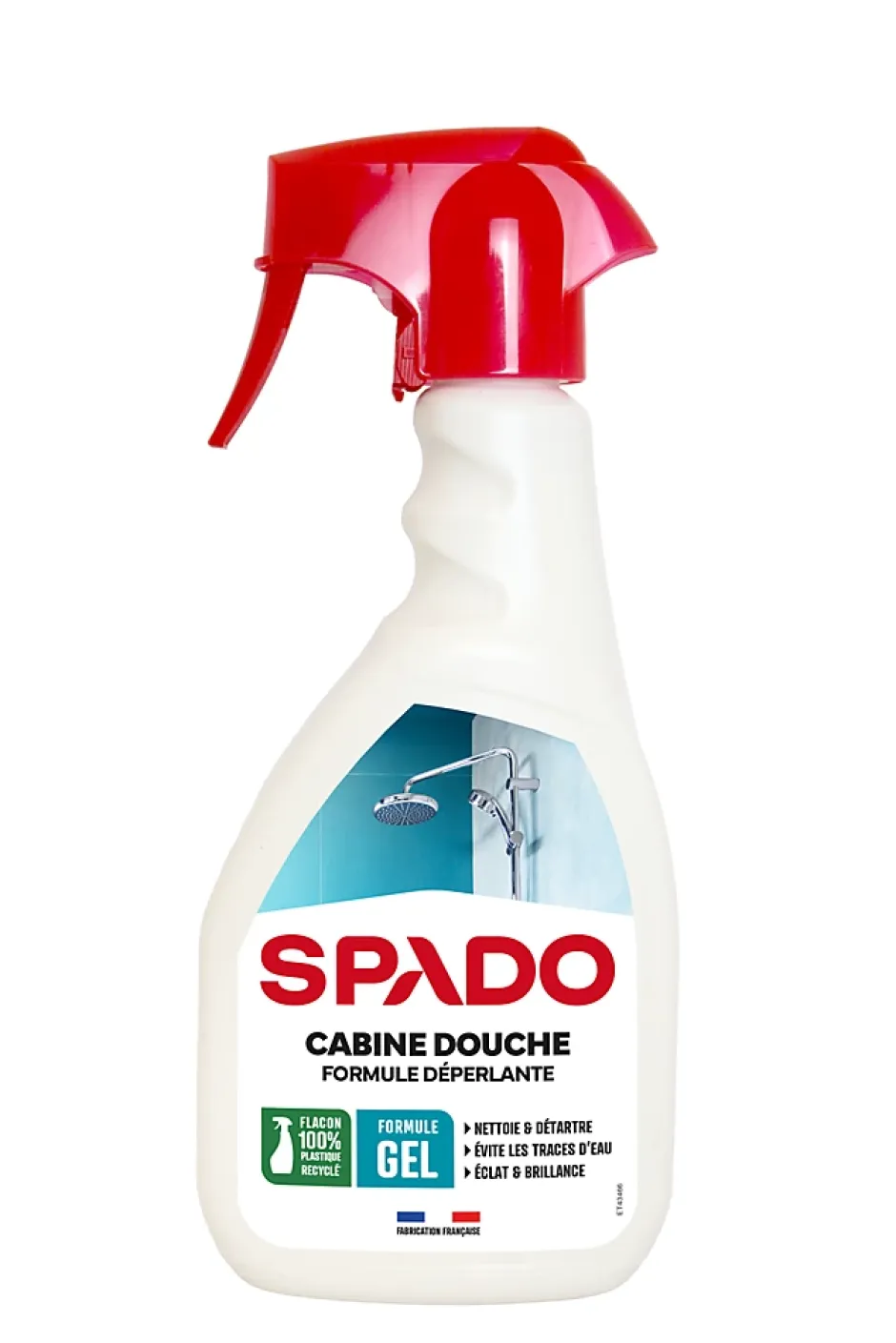 Spado Spray nettoyant déperlant cabine de douche 500ml