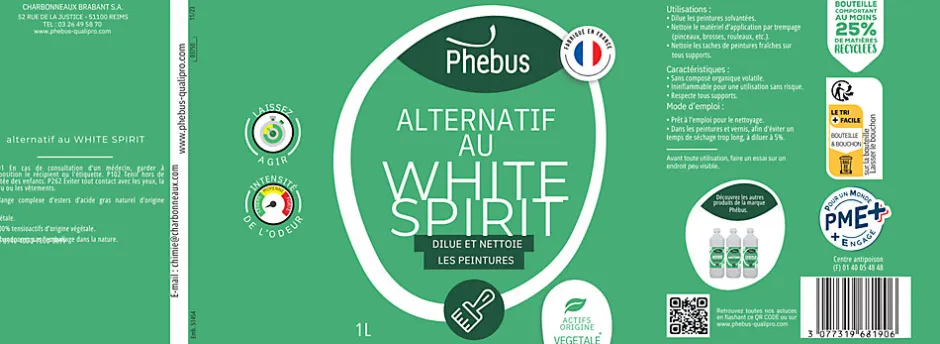 Phebus Substitut de white spirit 1 litre