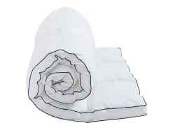Vente-unique Surconfort de matelas anti-acariens 2 places - 160 x 200 cm - Enveloppe satin 120 fils/cm2 - garnissage 1000gr/m2 - Blanc Sale