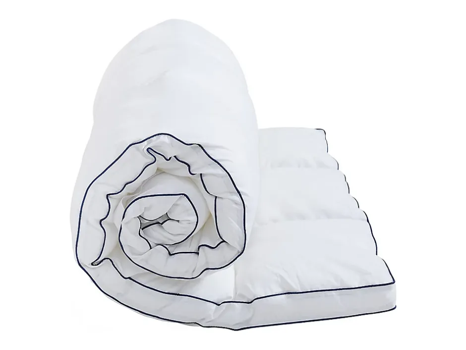 Vente-unique Surconfort de matelas anti-acariens 2 places - 140 x 190 cm - Enveloppe satin 120 fils/cm2 - garnissage 1000gr/m2 - Blanc Best