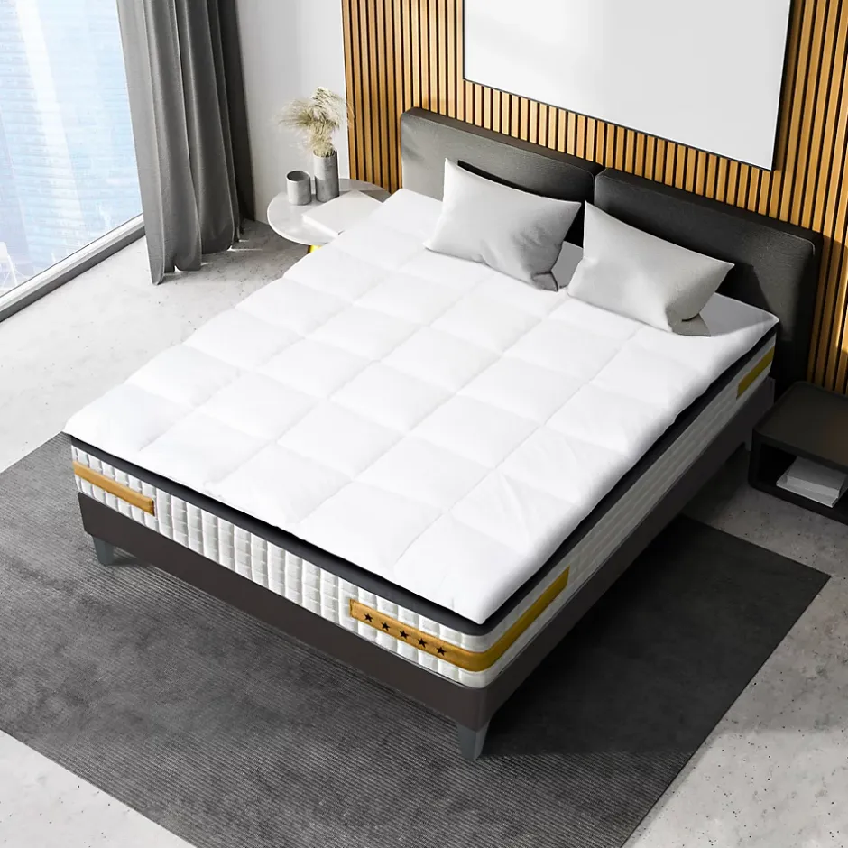 Bellecour Surmatelas 6 cm Tranquilité 140x200 cm Duvet et plumettes de canard neuf Clearance