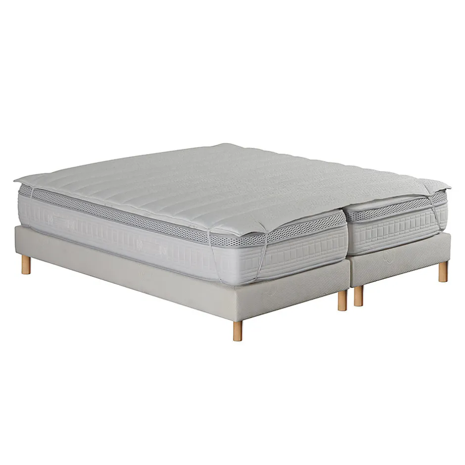 Bellecour Surmatelas 4 cm Wellness 180x200 cm Fibres creuses polyester