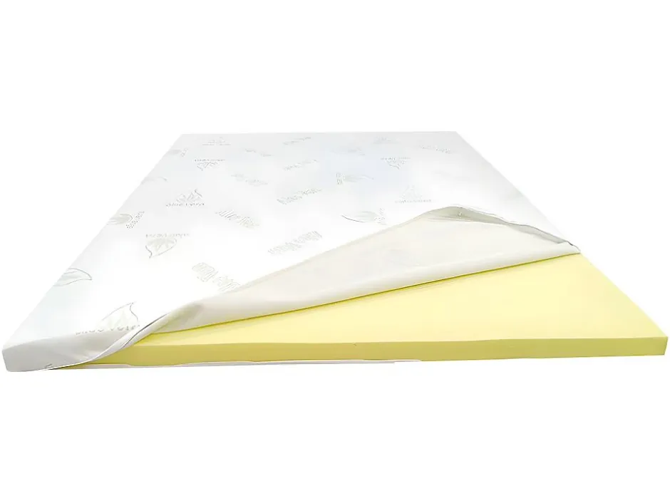 Vente-unique Surmatelas 140 x 190 cm luxe mémoire de forme coutil aloe vera ép.5cm - LACETO de NATUREA Outlet