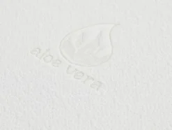 Vente-unique Surmatelas 140 x 190 cm luxe mémoire de forme coutil aloe vera ép.5cm - LACETO de NATUREA Outlet