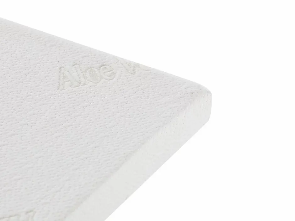 Vente-unique Surmatelas 140 x 190 cm luxe mémoire de forme coutil aloe vera ép.5cm - LACETO de NATUREA Outlet