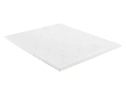 Vente-unique Surmatelas 140 x 190 cm luxe mémoire de forme coutil aloe vera ép.5cm - LACETO de NATUREA Outlet
