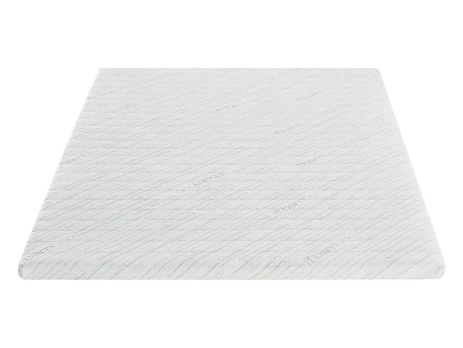 Vente-unique Surmatelas 140 x 190 cm mémoire de forme coutil bambou ép.5cm - LUFFY de NATUREA Outlet