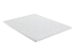 Vente-unique Surmatelas 140 x 190 cm mémoire de forme coutil bambou ép.5cm - LUFFY de NATUREA Outlet