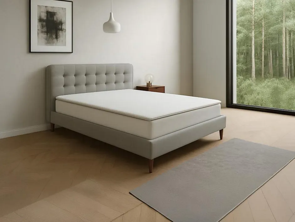 Vente-unique Surmatelas 160 x 200 cm mémoire de forme déhoussable ép.5cm - NAJOON de YSMÉE