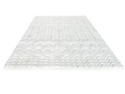 Vente-unique Surmatelas 160 x 200 cm mémoire de forme coutil aloe vera ép.5cm - ANTASSE de NATUREA