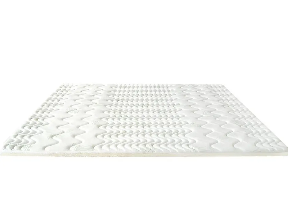 Vente-unique Surmatelas 160 x 200 cm mémoire de forme coutil aloe vera ép.5cm - ANTASSE de NATUREA