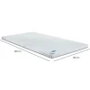 Meubletmoi Surmatelas 160 x 200 cm mousse mémoire de forme et gel OXYGEL™ - HYPNOS New