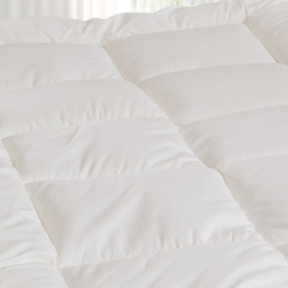 Sensei Maison Surmatelas de confort 3 cm percale de coton 700 g/m² 160x200 cm CONFORT SOFT