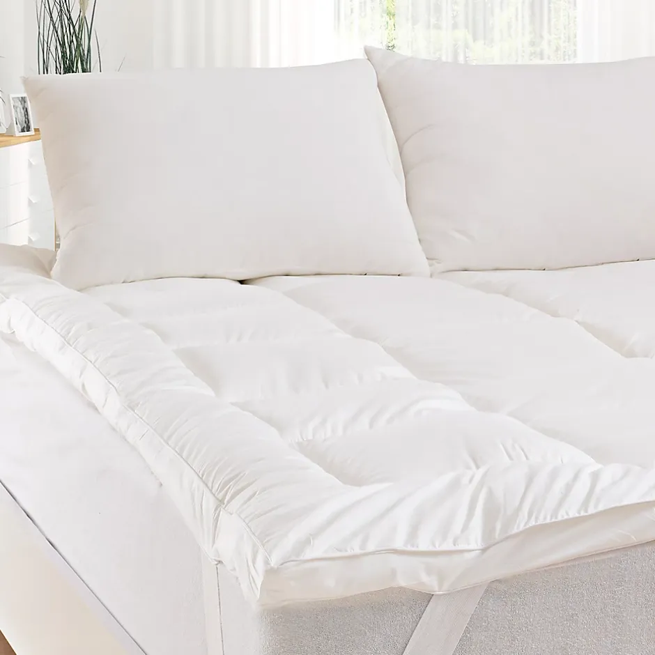 Sensei Maison Surmatelas de confort 5 cm percale de coton 1100 g/m² 160x200 cm COZY CONFORT Hot