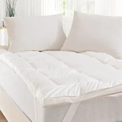 Sensei Maison Surmatelas de confort 3 cm percale de coton 700 g/m² 140x190 cm CONFORT SOFT