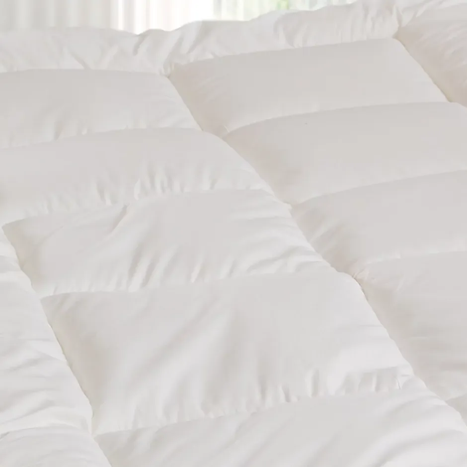 Sensei Maison Surmatelas de confort 5 cm percale de coton 1100 g/m² 180x200 cm COZY CONFORT