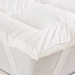 Sensei Maison Surmatelas de confort 3 cm percale de coton 700 g/m² 90x190 cm CONFORT SOFT