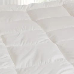 Sensei Maison Surmatelas de confort 3 cm percale de coton 700 g/m² 90x190 cm CONFORT SOFT