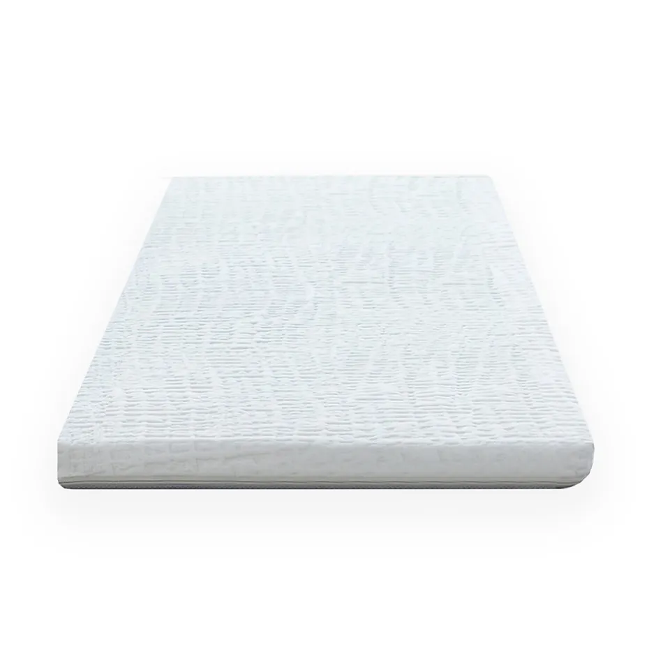 Idliterie Surmatelas déhoussable mousse à mémoire forme 50kg/m3 80x200