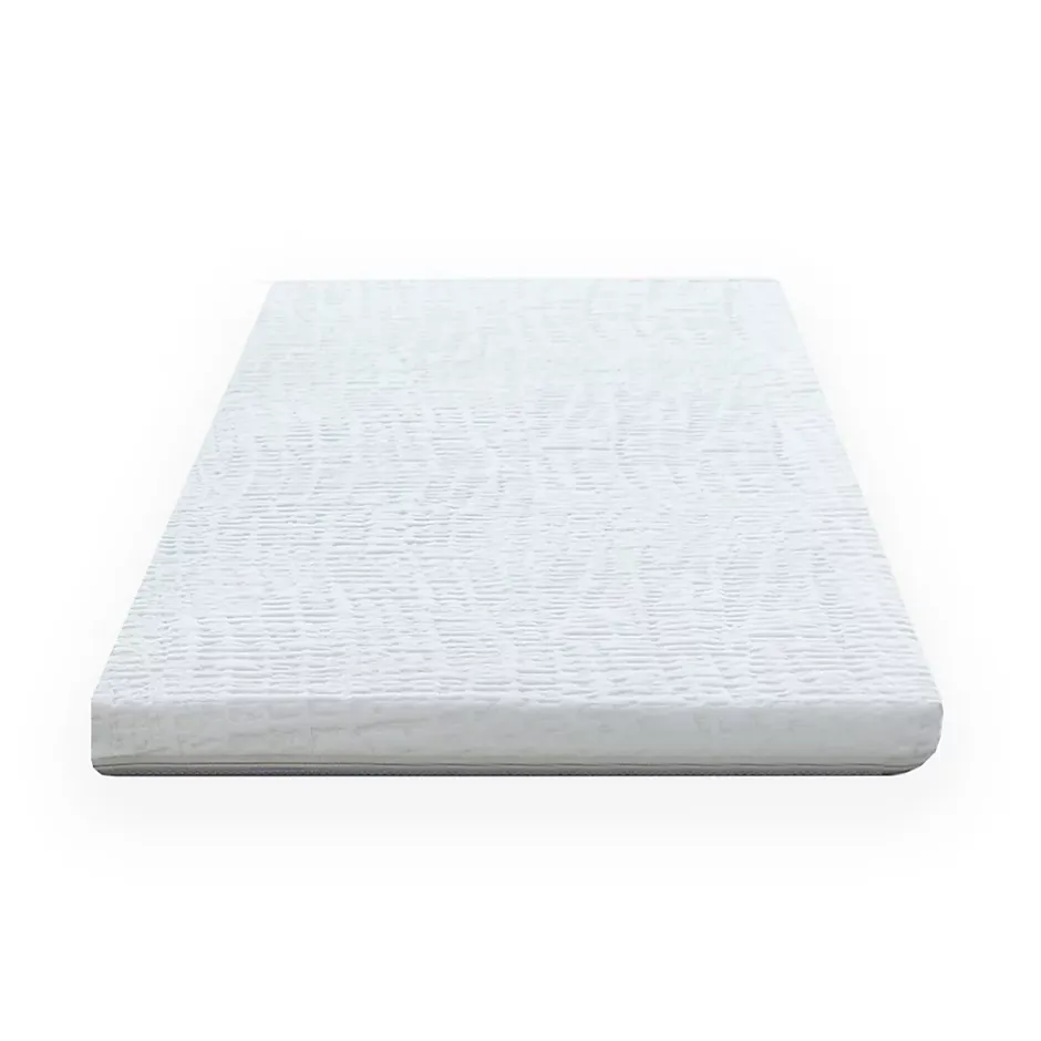 Idliterie Surmatelas déhoussable mousse à mémoire forme 50kg/m3 90x200