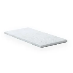 Idliterie Surmatelas déhoussable mousse à mémoire forme 50kg/m3 90x190