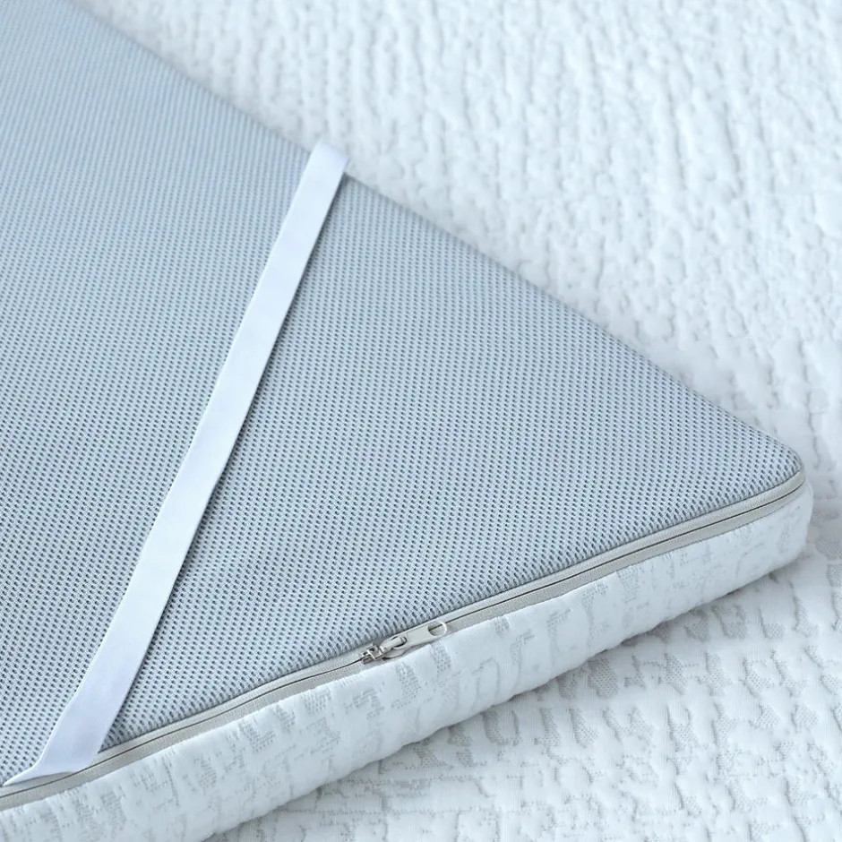 Idliterie Surmatelas déhoussable mousse à mémoire forme 50kg/m3 160x200 Hot