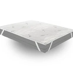 Materassiedoghe Sur-matelas 180x200 - Mousse à Mémoire De Forme - Epaisseur 3cm - Revêtement Silver Fresh Best