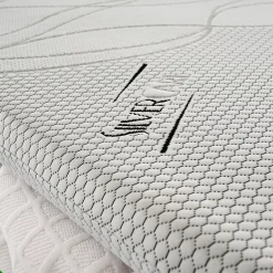 Materassiedoghe Sur-matelas 200x200 - Mousse à Mémoire De Forme - Epaisseur 5 cm - Revêtement Amovible Silver Fresh Outlet