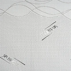 Materassiedoghe Sur-matelas 140x200 - Mousse à Mémoire De Forme - Epaisseur 5 cm - Revêtement Amovible Silver Fresh
