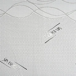 Materassiedoghe Sur-matelas 120x190 - Mousse à Mémoire De Forme - Epaisseur 5 cm - Revêtement Amovible Silver Fresh Discount