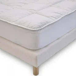Bleu Calin Surmatelas 90x190 cm SENSATION DUVET Confort Moelleux Enveloppe 100% coton