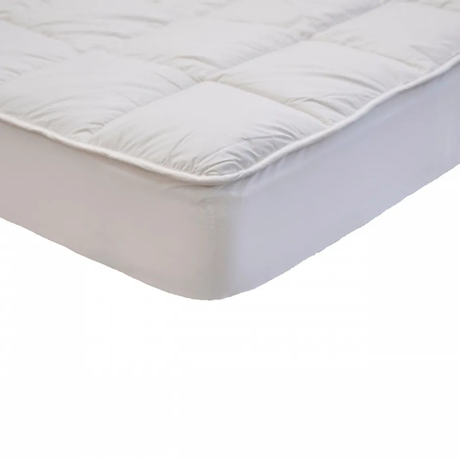 Bleu Calin Surmatelas 160x200 cm SENSATION DUVET Confort Moelleux Enveloppe 100% coton