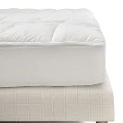 Bleu Calin Surmatelas 160x200 cm SENSATION DUVET Confort Moelleux Enveloppe 100% coton