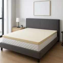 Literie Julien Surmatelas 140x190 Confort Memoire de Forme - 4,5 cm - Dehoussable - Entretien Facile - Soutien Optimal - Bien-etre Quotidien Clearance