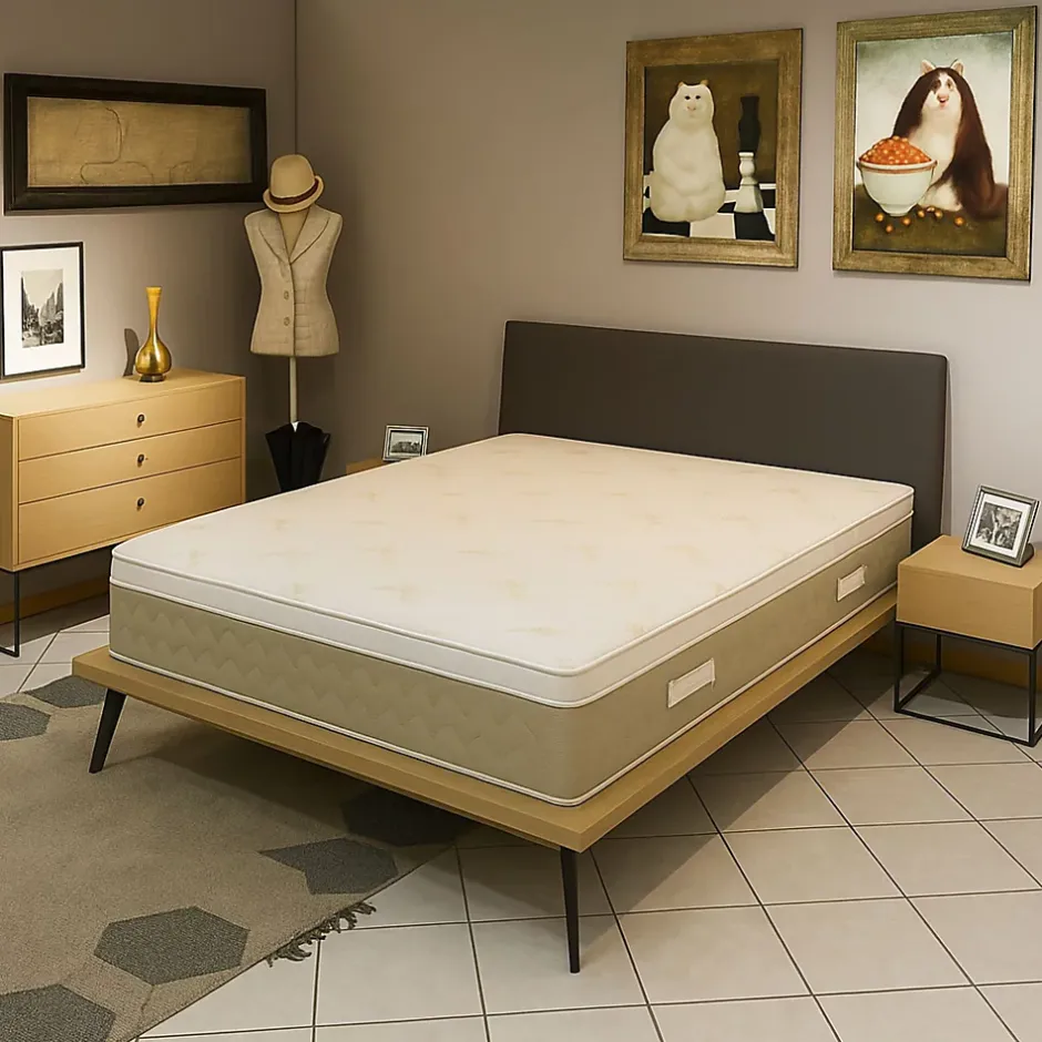 King Of Dreams sur-Matelas 130x190 Epais Hauteur 6 cm Mousse Polysoff Déhoussable Très Moelleux 130x190 Sale
