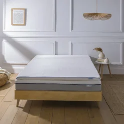 Bleu Calin Surmatelas 180x200cm Mémoire de forme L'ACCUEILLANT