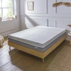 Bleu Calin Surmatelas 160x200cm Mémoire de forme L'ACCUEILLANT