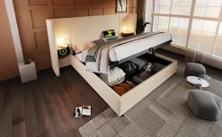Redom Table basse 50x50,5H cm et 60x36x43,5H cm, ensemble 2 pieces empilable avec plateau MDF blanc Best